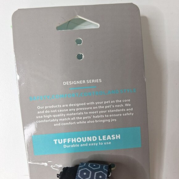 Tuff Hound Dog Leash Designer Reflective Strong Durable Comfort Control Blue - Picture 4 of 8